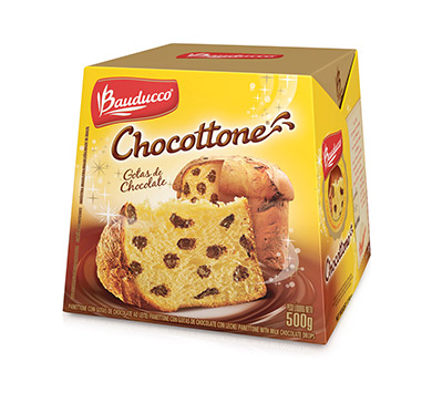PANETTONE CHOCOTTONE BAUDUCCO 400 GRAMOS          