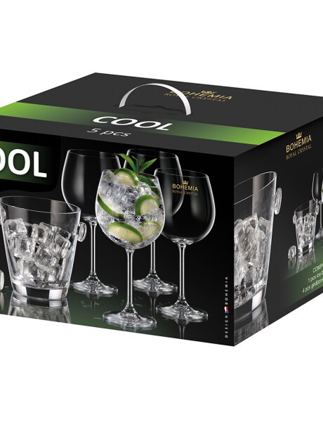 SET COPAS 4X620 ML + HIELERA