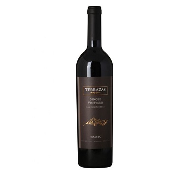 VINO TERRAZAS SINGLE VINEYARD MALBEC 750 ML       