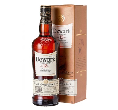 WHISKY ESCOCES DEWAR'S 12 AÑOS 1 LITRO