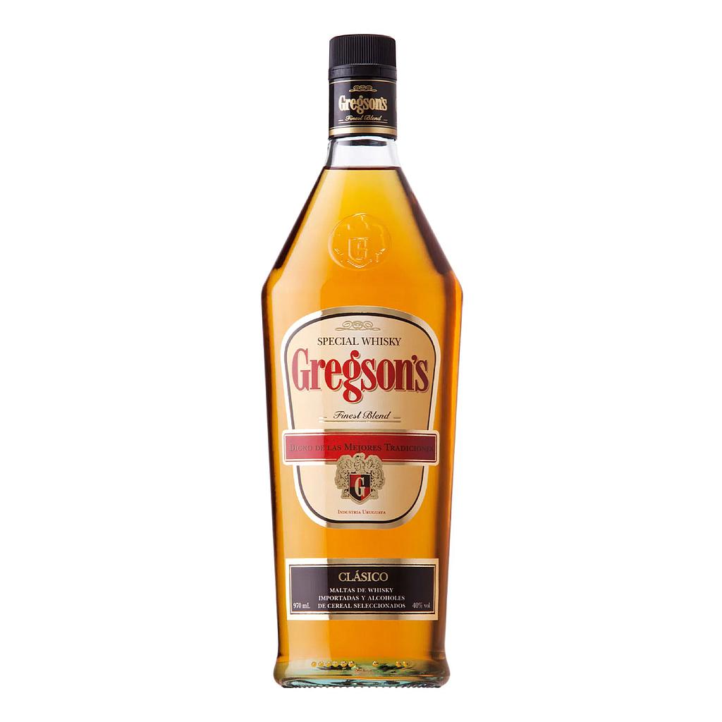WHISKY GREGSONS CLASICO 970 ML