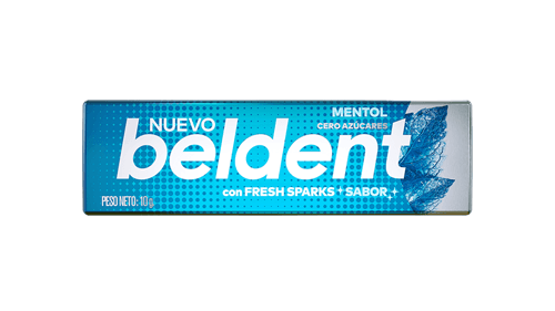 CHICLES BELDENT MENTOL                            