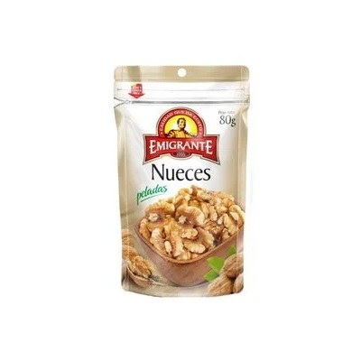 NUEZ PELADA MARIPOSA EL EMIGRANTE 80 GRAMOS       