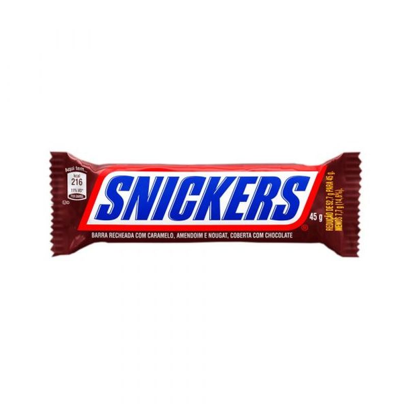 BARRA SNICKERS 45 GRAMOS