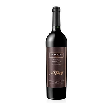 VINO TERRAZAS SINGLE VINEYARD CABERNET 750 ML     