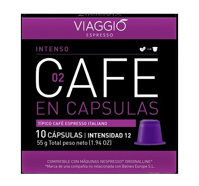 VIAGGIO CAFE EN CAPSULAS ESPRESSO X 10