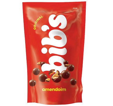 BIB S MANI C/CHOCOLATE POUCH 140 GRAMOS