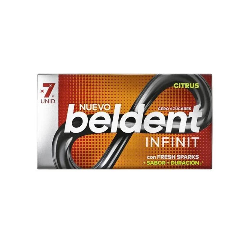CHICLES BELDENT INFINIT CITRUS 7 UNIDADES