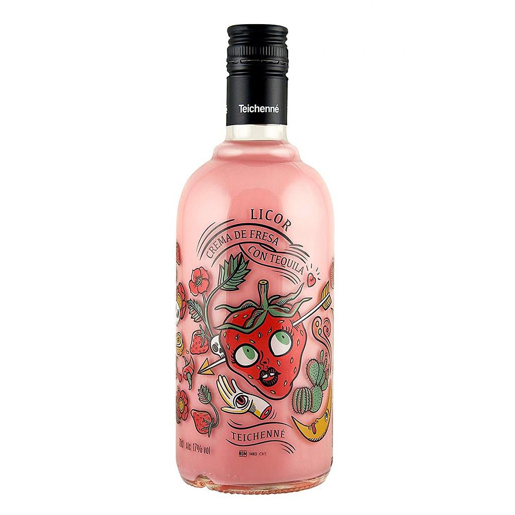 LICOR TEICHENE FRESA CON TEQUILA 700 ML