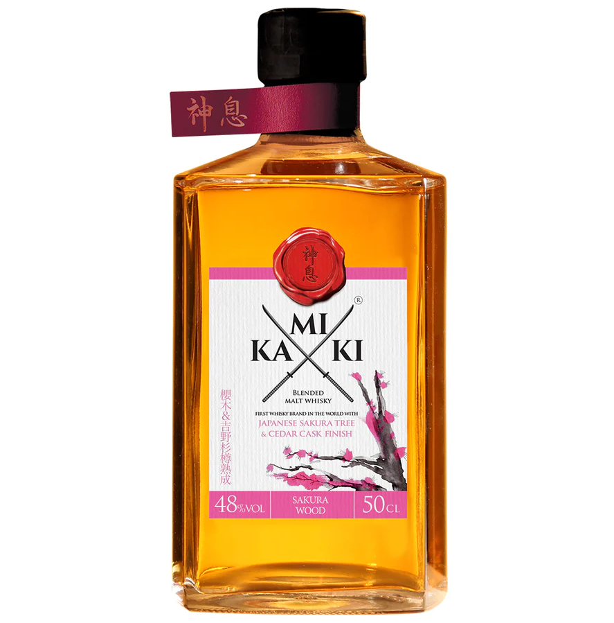 WHISKY JAPONES KAMIKI SAKURA WOOD 500 ML
