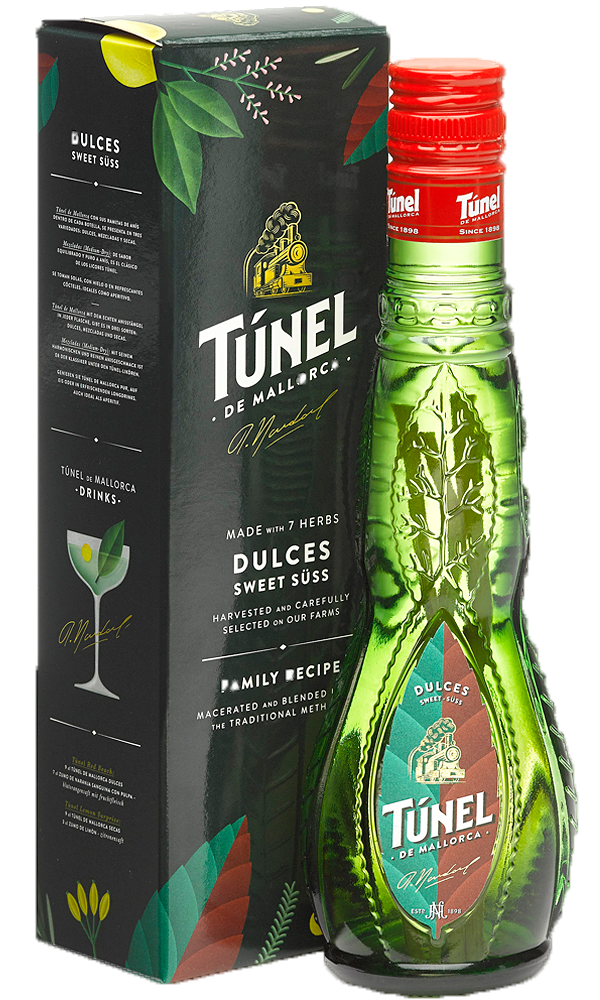 LICOR DE HIERBAS TUNEL DULCE CON ESTUCHE 700 ML