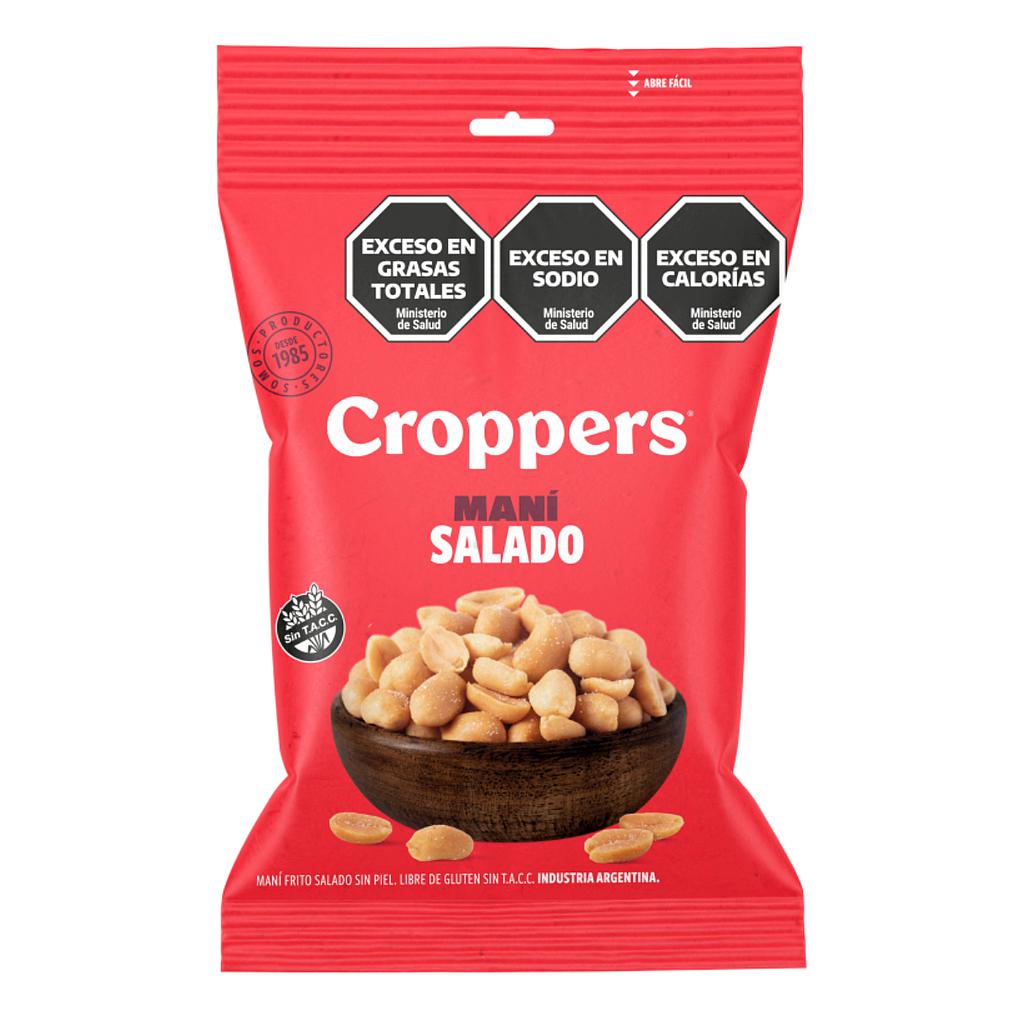 MANI FRITO CON SAL CROPPERS 100 GRAMOS