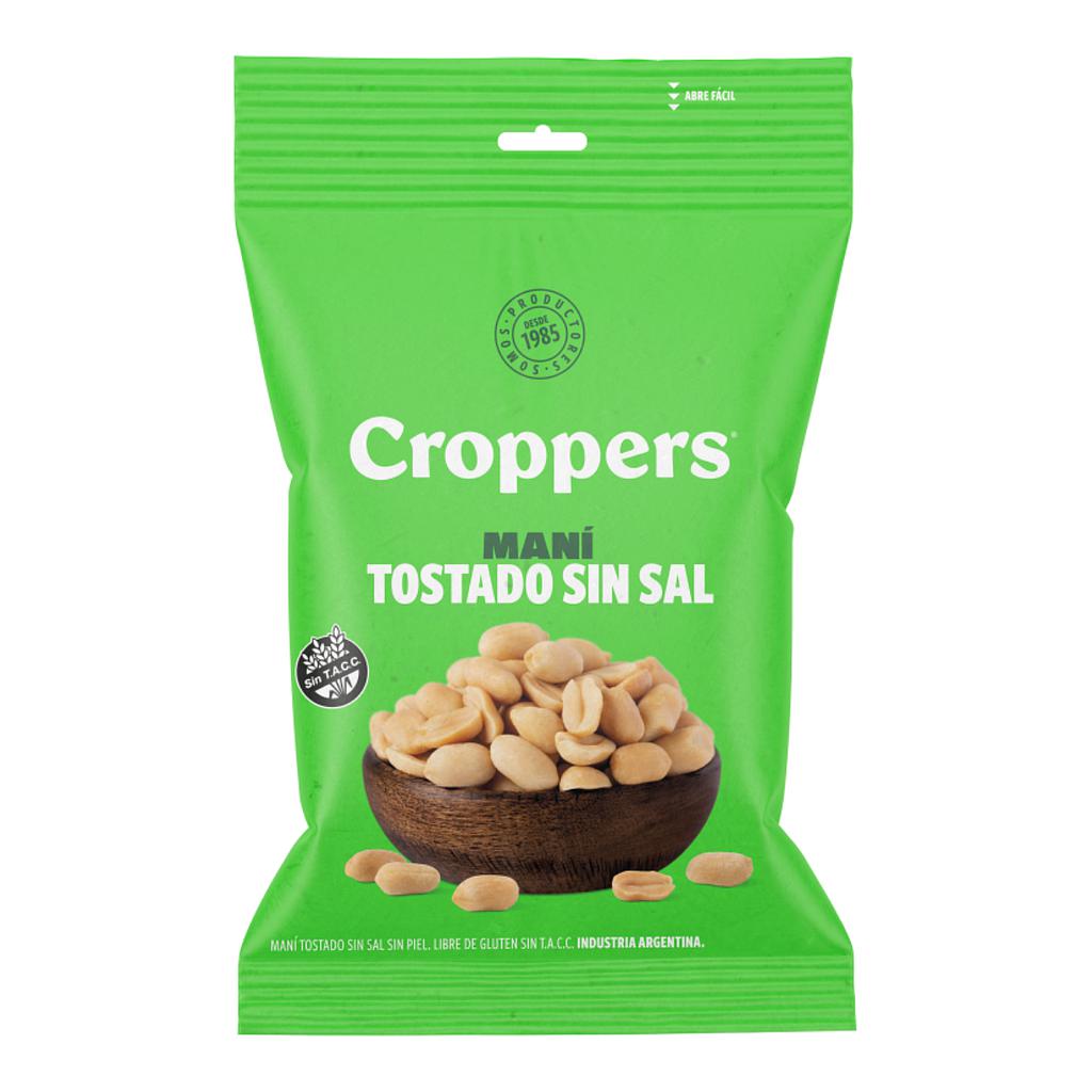 MANI TOSTADO SIN SAL CROPPERS 100 GRAMOS