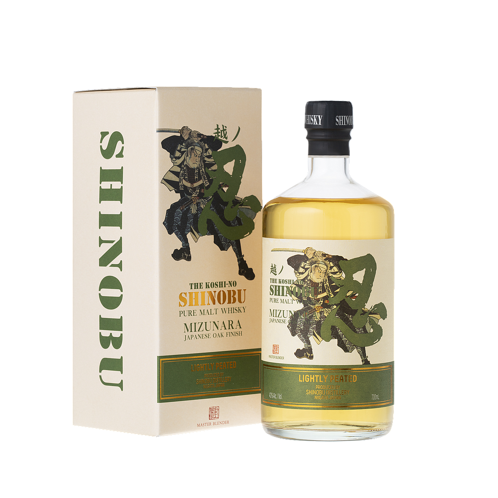 WHISKY JAPONES LIGHTY PEATED SHINOBU 700 ML