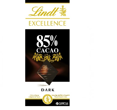 CHOCOLATE LINDT EXCELLENCE 85% CACAO 100 GRAMOS