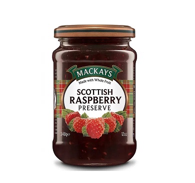 MERMELADA MACKAYS FRAMBUESA 340 GRAMOS