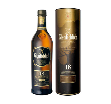 WHISKY DE MALTA ESCOCES GLENFIDDICH 18 AÑOS 750 ML