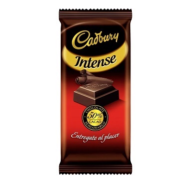 CHOCOLATE CADBURY INTENSE 162 GRAMOS