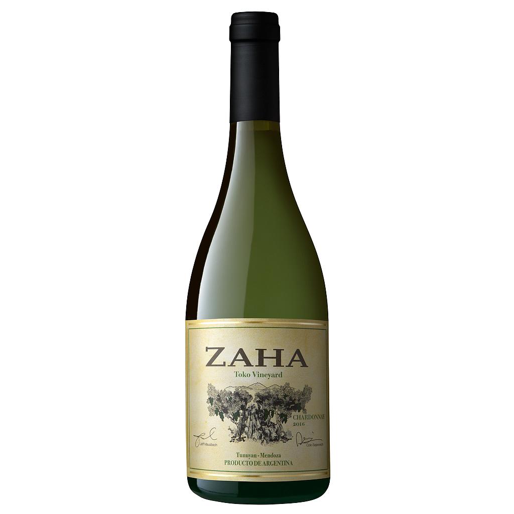 VINO ZAHA CHARDONNAY 750 ML