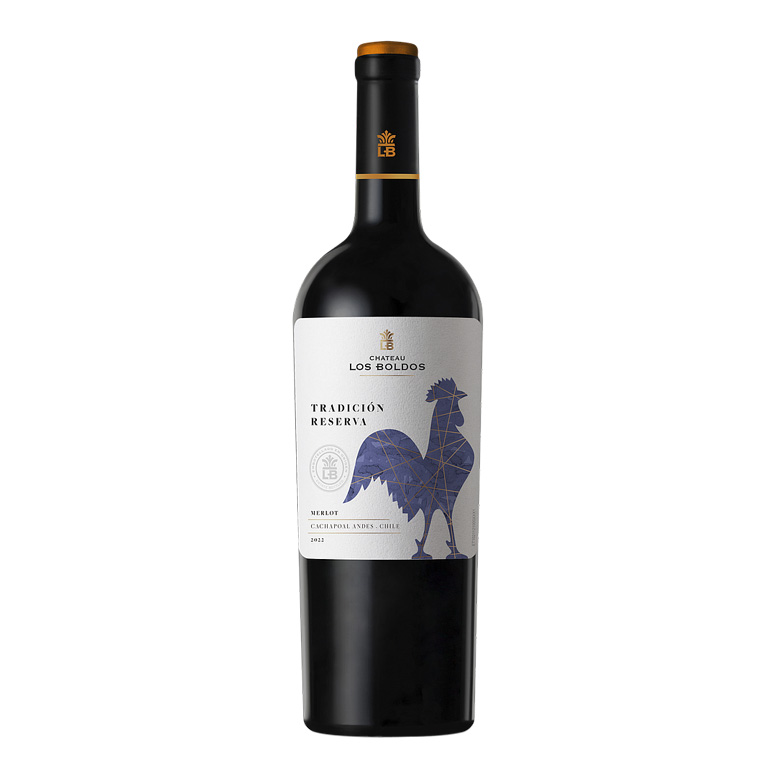 VINO CHATEAU LOS BOLDOS TRADICION RESERVA MERLOT 750 ML