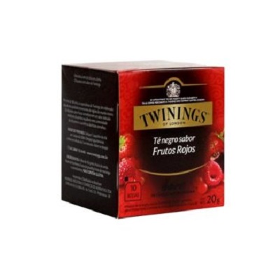 TE TWININGS FOUR RED FRUIT 10 SOBRES