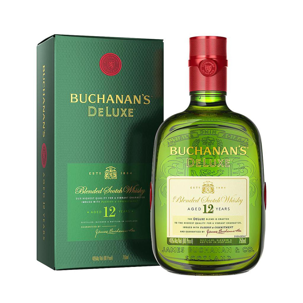 WHISKY ESCOCES BUCHANAN'S 12 AÑOS 1 LITRO