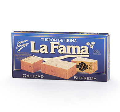 TURRON LA FAMA JIJONA 150 GRAMOS