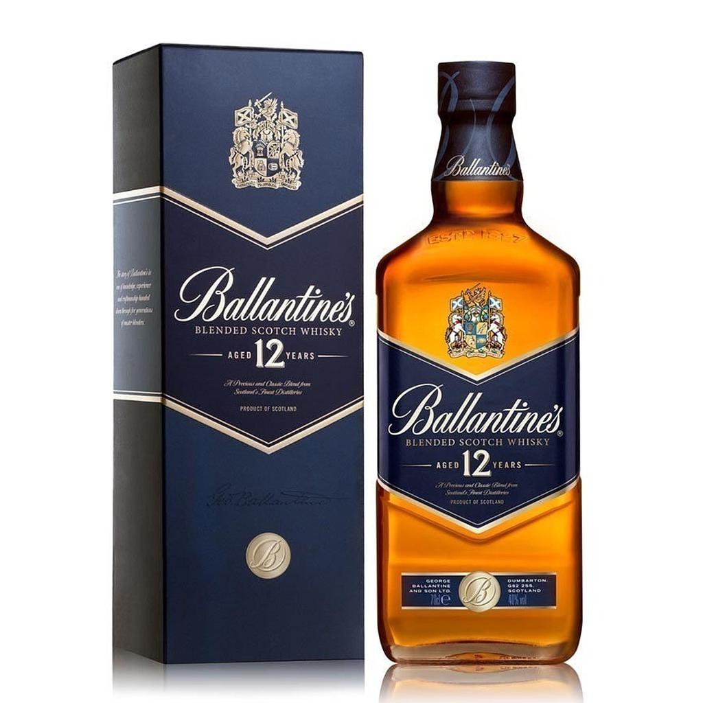 WHISKY ESCOCES BALLANTINES 12 AÑOS 1 LT