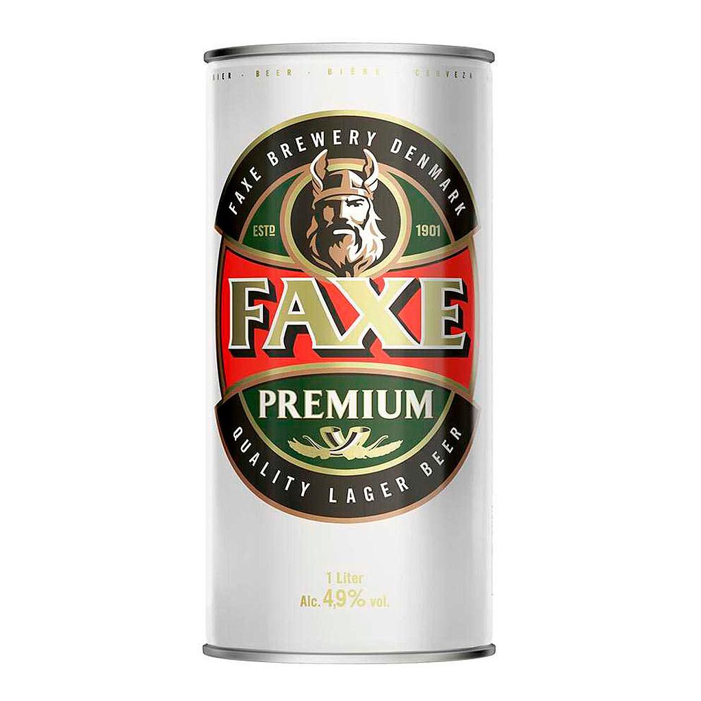 CERVEZA FAXE PREMIUM LAGER 1 LITRO