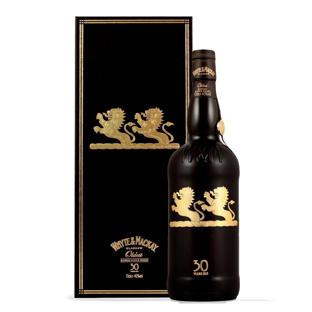 WHISKY ESCOCES WHYTE &amp; MACKAY 30 AÑOS 700 ML