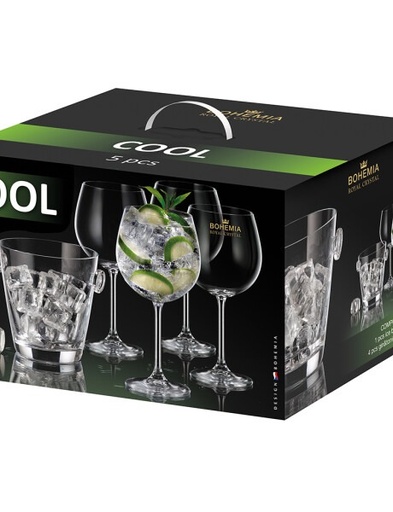 [101447] SET COPAS 4X620 ML + HIELERA