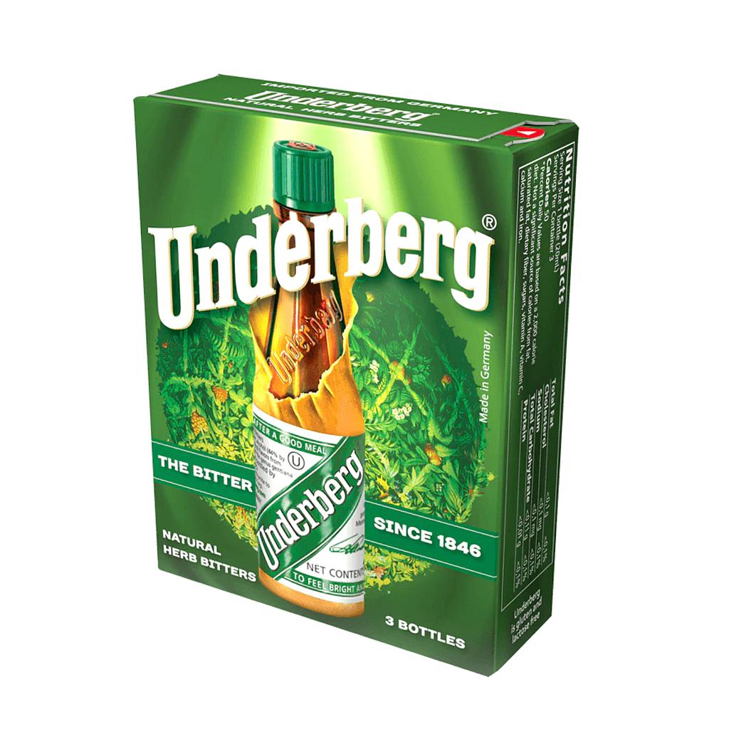 UNDERBERG X 3 UNIDADES 20 ML