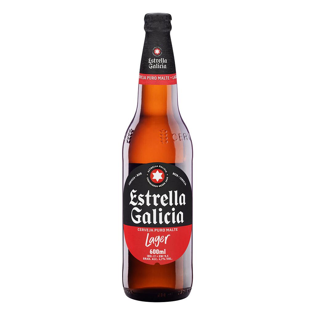 CERVEZA ESTRELLA GALICIA 600 ML BOTELLA