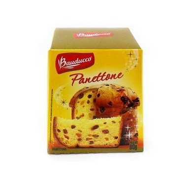 MINI PANETTONE BAUDUCCO FRUTAS 80 GRAMOS