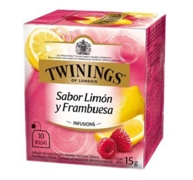 [2343] TE TWININGS LIMON Y FRAMBUESA 10 SOBRES