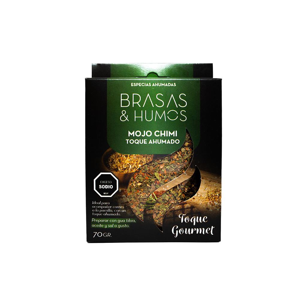 SAZONADOR MOJO CHIMI AHUMADO BRASAS &amp; HUMOS 70 GR