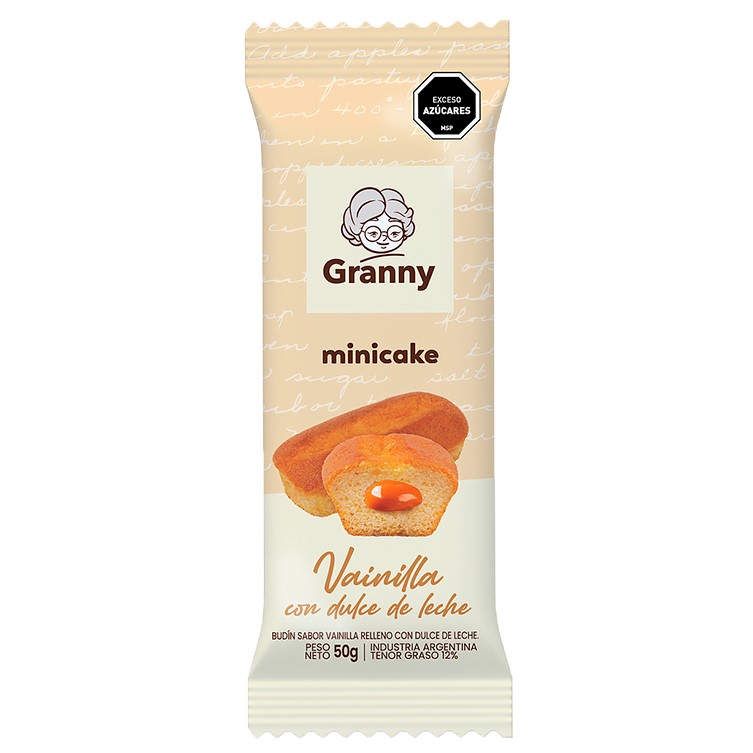 MINI CAKE GRANNY RELLENA DULCE DE LECHE 40 GRAMOS