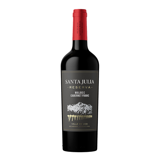 [34630] VINO SANTA JULIA RESERVA MALBEC CABERNET FRANC 750 ML