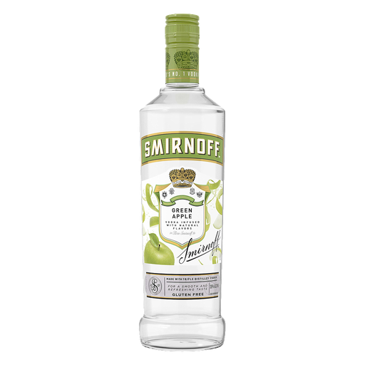 [34320] VODKA SMIRNOFF GREEN APPLE 700 ML