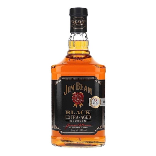 [2548] WHISKY AMERICANO JIM BEAM BLACK 1 LITRO