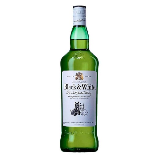 [408] WHISKY ESCOCES BLACK & WHITE 1 LITRO