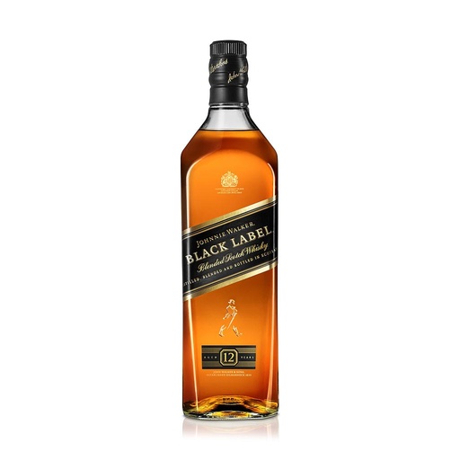 [732] WHISKY ESCOCES JOHNNIE WALKER BLACK LABEL 1 LITRO