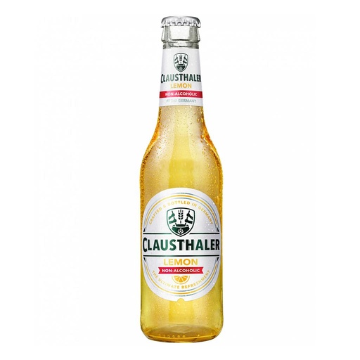 [2457] CERVEZA CLAUSTHALER CON LIMON BOTELLA 330 ML